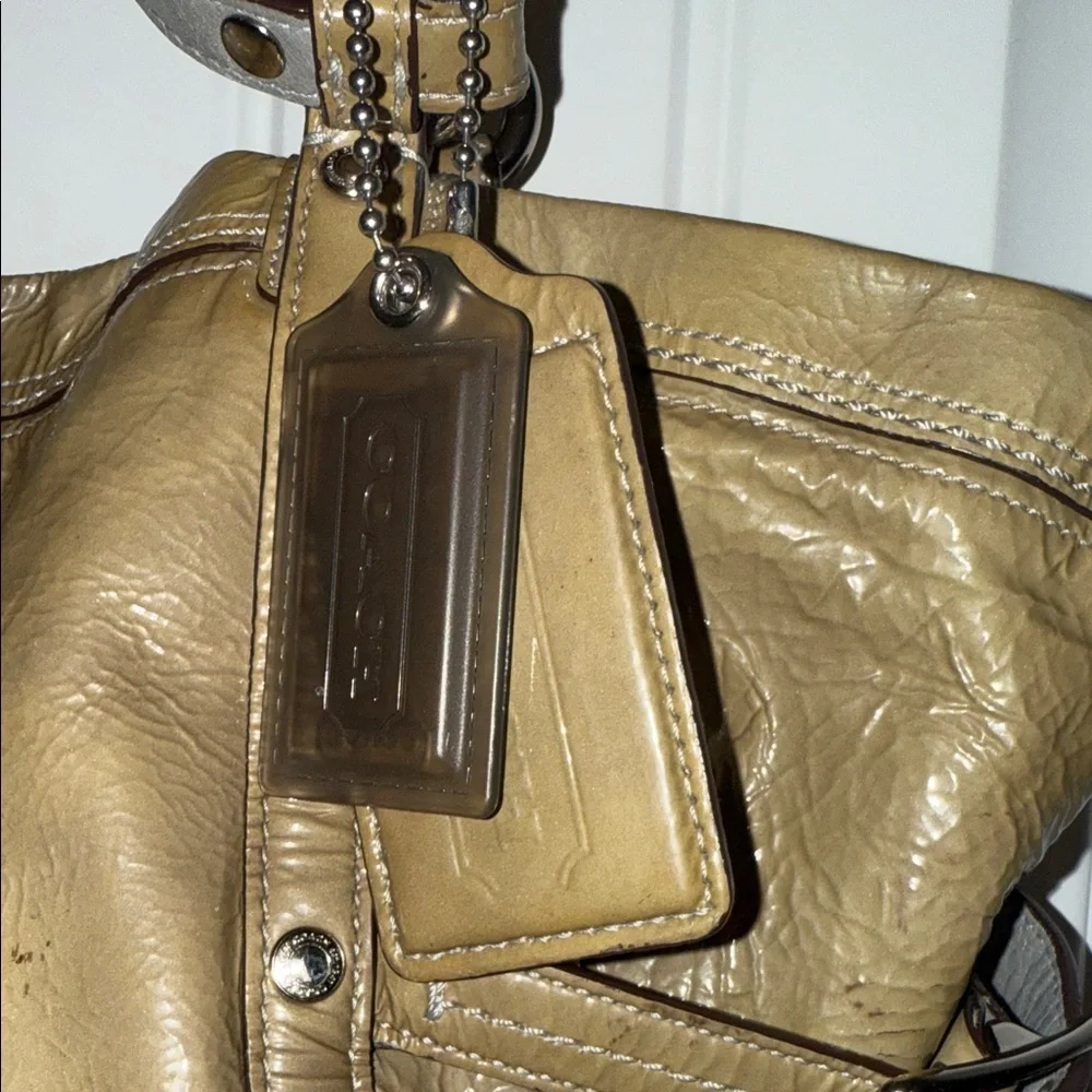 Coach Brown Leather Tote Bag
